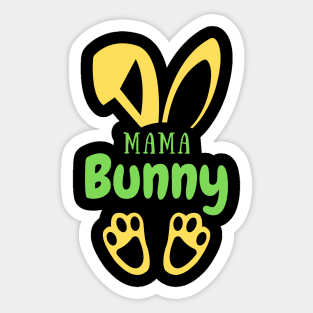 Easter bunny mama Sticker